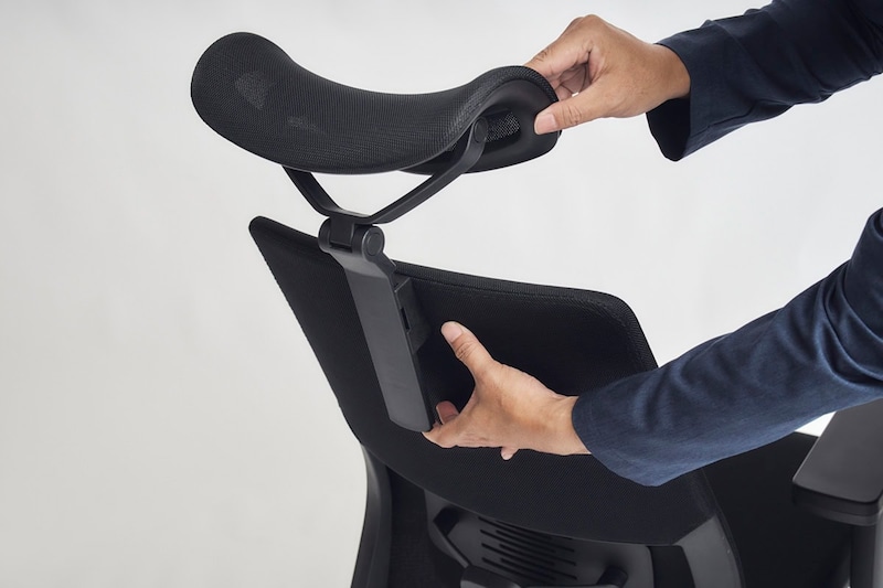 ヘッドレストを装備