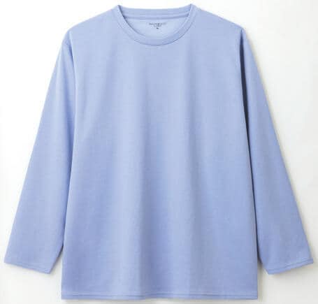 長袖クルーネック＋ロングパンツ上下セット
サイズ：M・L・XL
単品価格：上各￥4,389（税込）、下各￥4,389（税込）
PURPLE