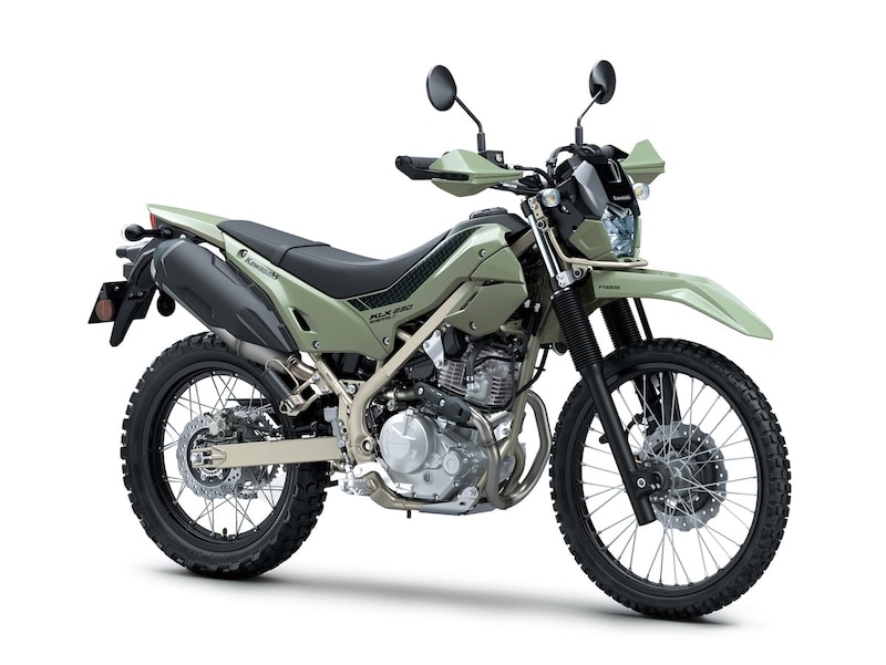 「KLX230 SHERPA S」ミディアムスモーキーグリーン