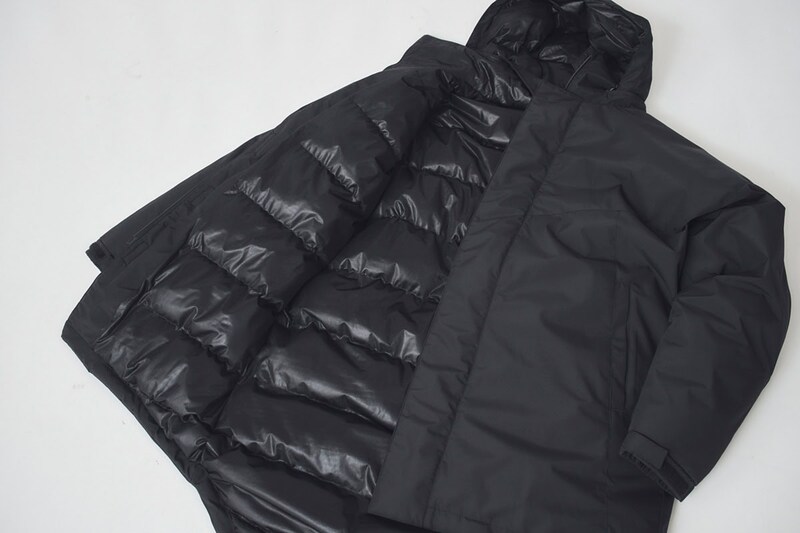 裏地にはキルティングによって中綿を適所に封入