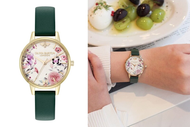 オリビア・バートン「シグネチャー- イラストレイテッドフローラル」¥19,800/クオーツ/30㎜径/3気圧防水