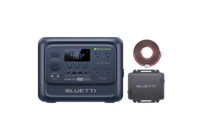 BLUETTI「AORA 100 V2(Bio-Based Plastics)+ Charger 1セット」¥172,800 → ¥85,000