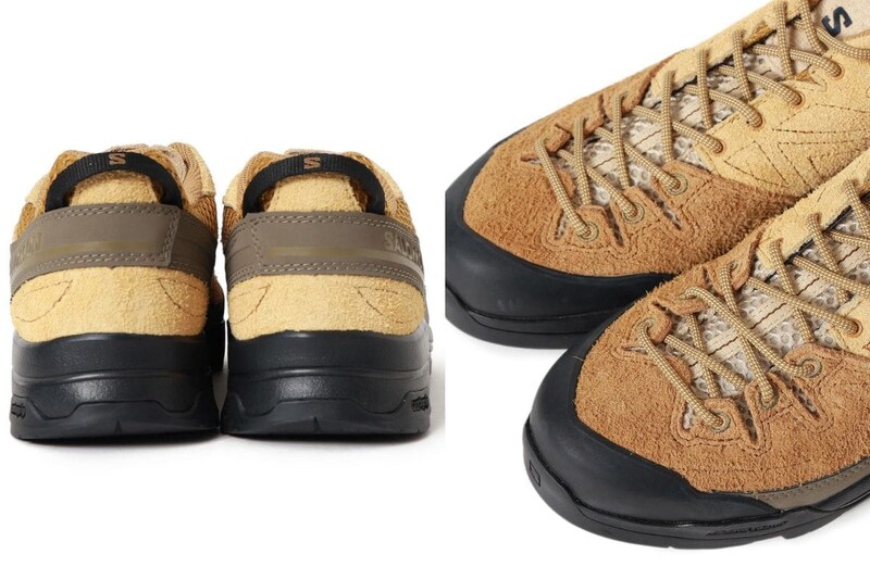 毛足のあるスエードが持つ豊かな表情と、落ち着いたトーンのコンビネーションによって洗練された印象を際立たせている