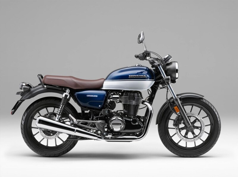 GB350のパールホークスアイブルーカラー