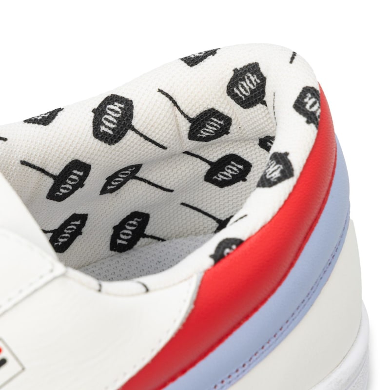 【奇跡の40周年コラボ】CITY HUNTER×FILAの限定スニーカー、“100tハンマー”“サックスブルーのジャケットカラー”ほかギミック満載