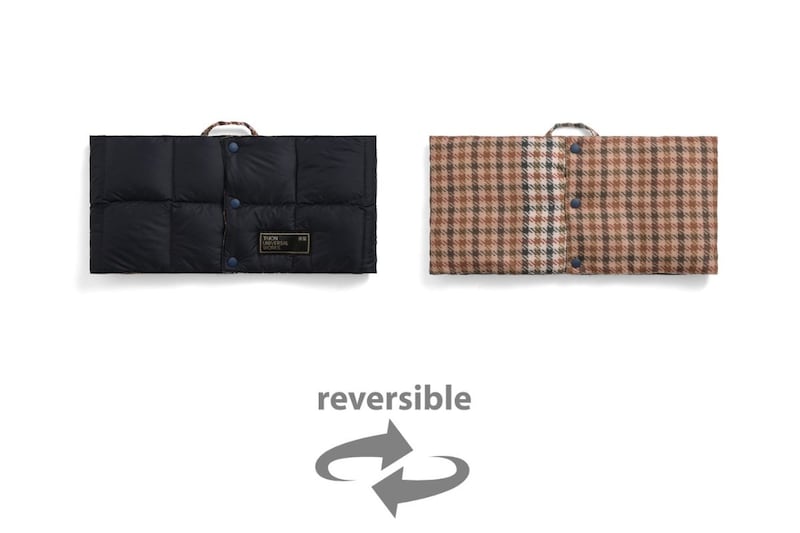 タイオン×ユニバーサルワークス「リバーシブル ダウンネックウォーマー(UW-TA-R203)」¥5,940