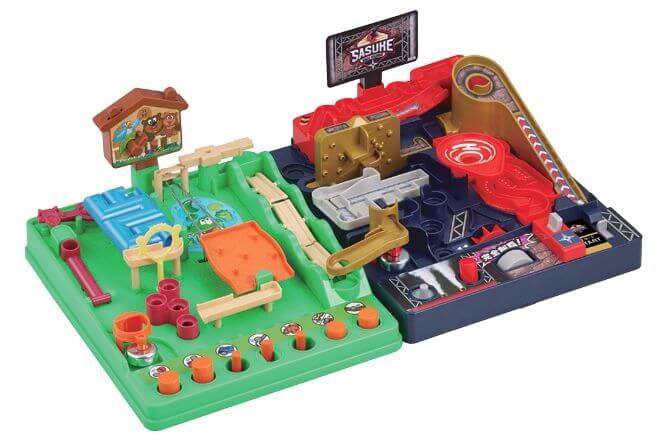 タカラトミー
アスレチックランドゲーム SASUKE　「なんと、つなげて遊べる!!」