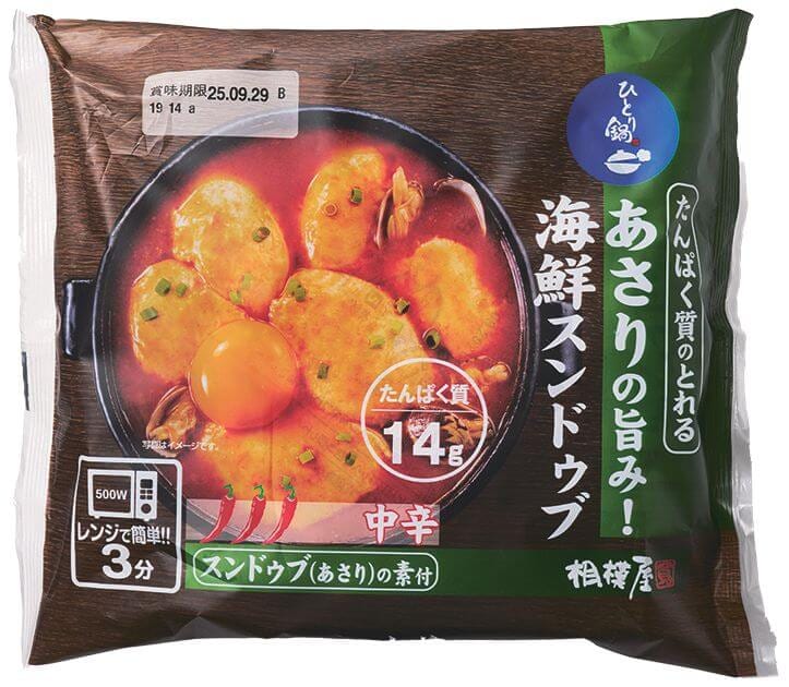 遅めの夕食部門大賞
相模屋
たんぱく質のとれるあさりの旨み!海鮮スンドゥブ
¥213