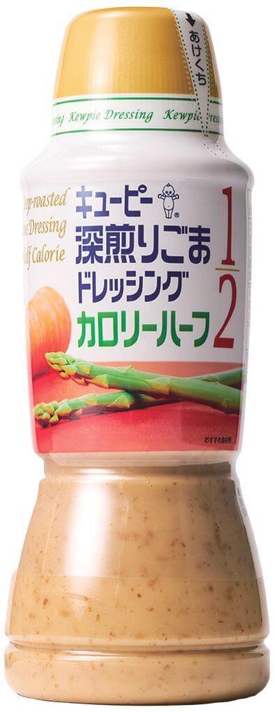 カロリーオフ部門大賞
キユーピー
深煎りごまドレッシング カロリーハーフ 380mL
¥552(編集部調べ)