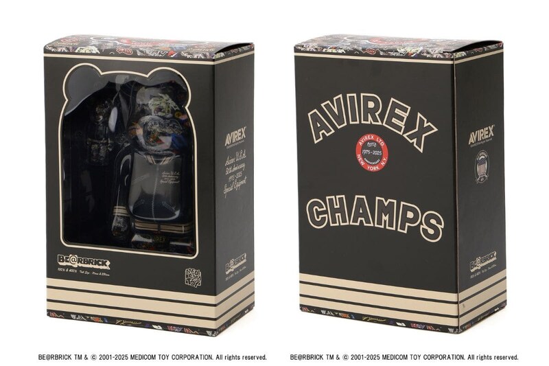 【ブランド誕生50周年】アヴィレックスがBE@RBRICKと初コラボ!フライトジャケットのDNAを受け継ぐスペシャルモデルが登場