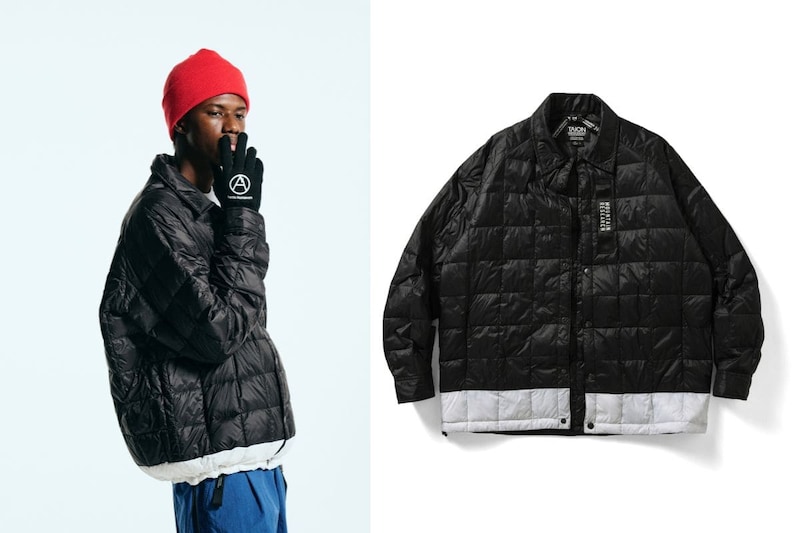 タイオン×マウンテンリサーチ「MR-TA-109B-WHL_Down Coach Jacket」¥19,800