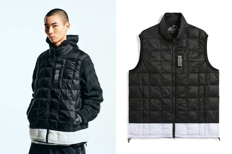タイオン×マウンテンリサーチ「MR-TA-002Z-WHL_Down Zip Vest」¥16,500
