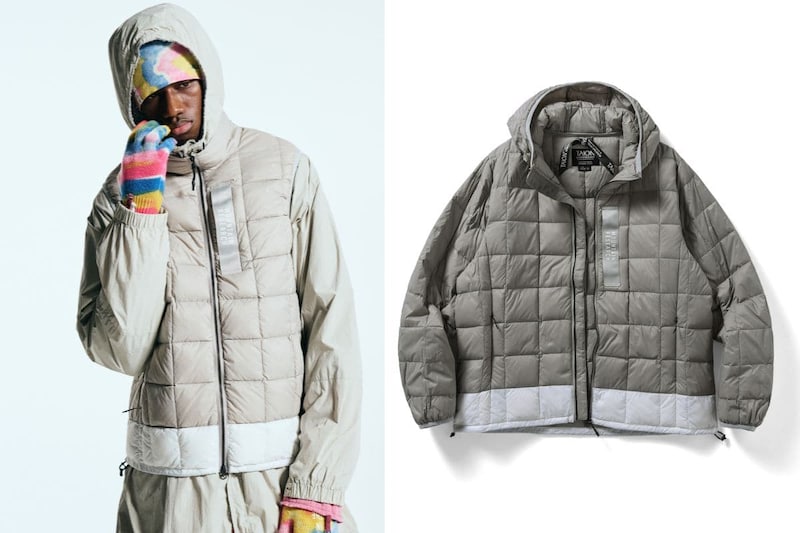 タイオン×マウンテンリサーチ「MR-TA-002Z-WHL_Down Zip Vest」¥16,500