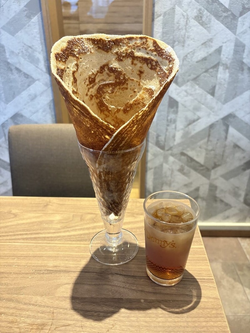 デニーズ クリスピークレープ〜シュガーバター〜+ドリンクバー(1人分)