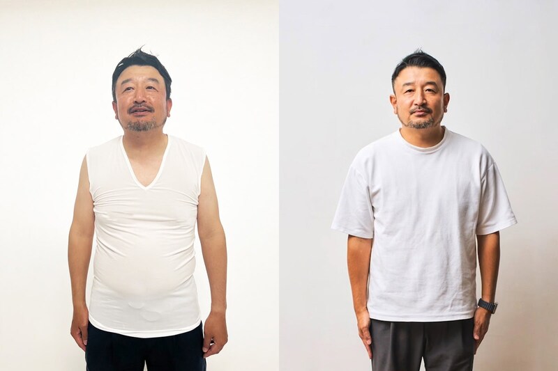 若干ほっそりしたような気が