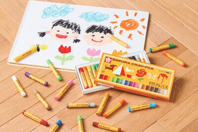 サクラクレパス クレパス太巻16色　「初登場は1925年！」