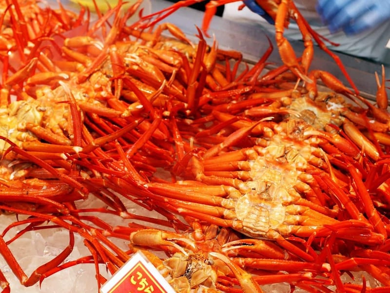 角上魚類の浜ゆで紅ずわいがに