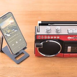 サンワサプライ Bluetooth搭載ラジカセ 400-MEDI050　「スマホの音楽が聴ける」