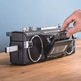 サンワサプライ Bluetooth搭載ラジカセ 400-MEDI050　「MP3音源再生機能搭載」