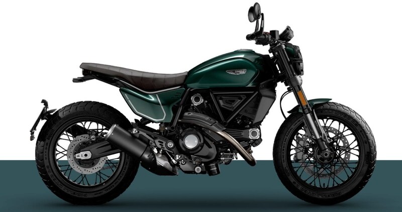 エレガントでシャープな印象を与える魅力的な新色を纏い登場したドゥカティのスクランブラーナイトシフト