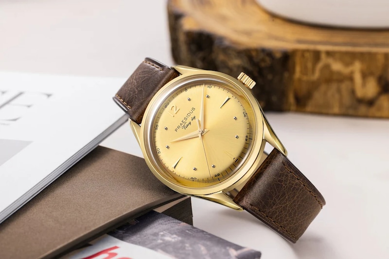 【縁担ぎにもなる38㎜径機械式時計】プレジダスが平和と繁栄を象徴するドレスウォッチ「ヴィクトリーウォッチ」をローンチ!多幸感あふれるゴールドケース