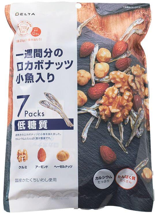 ロカボおやつ部門 大賞
デルタ
一週間分のロカボ ナッツ小魚入り
¥1,026