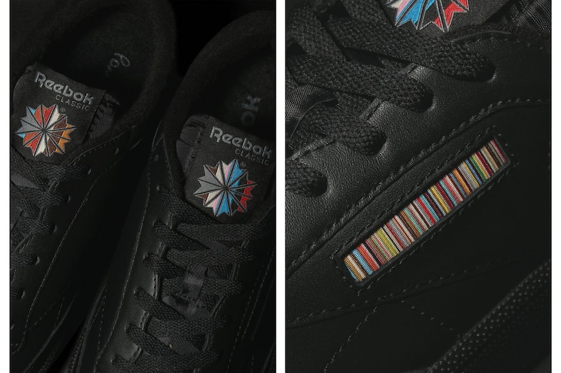 【人気コラボ第2弾】ポール・スミス×リーボックの「CLUB C」が黒に!“外しすぎない大人の一足”が登場