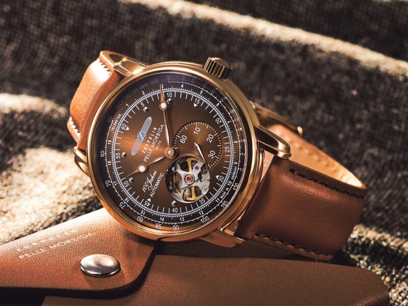 ツェッペリン×ペッレ モルビダ　100周年記念シリーズ オープンハート オートマティック