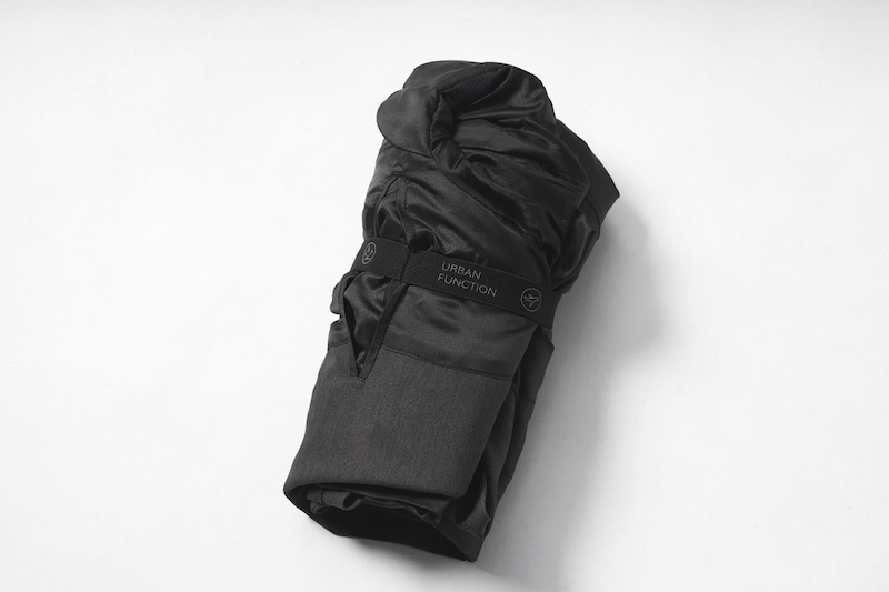 ストラップを使えばこんなにコンパクトに収納できる