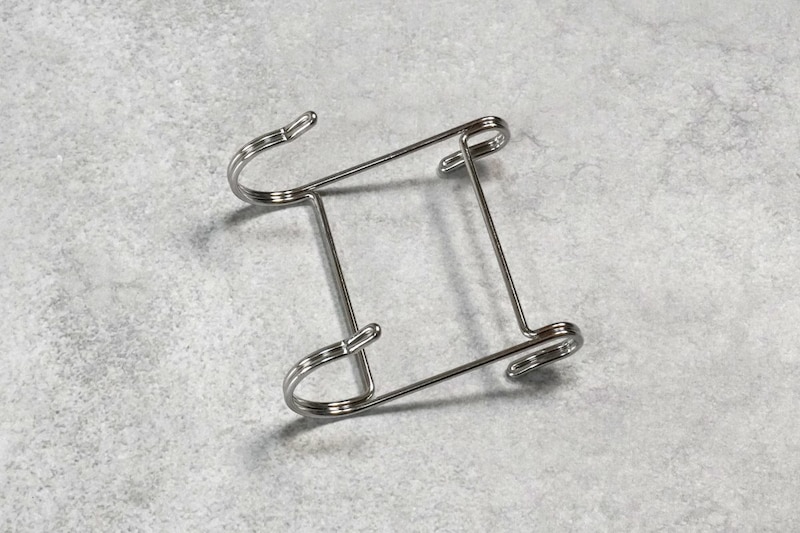 ステンレス 上でも下でも使えるＳ字フック 2連
￥290
