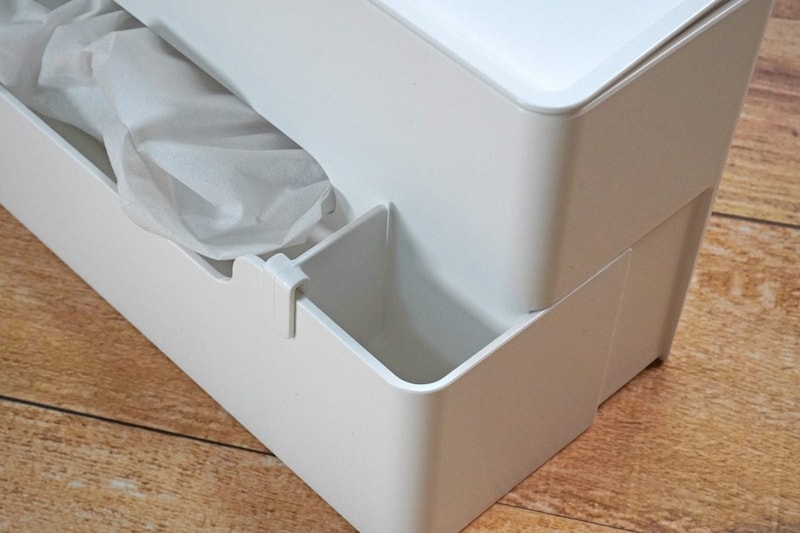 ニトリ 多機能ティッシュケース(ホワイト) 商品コード8131431