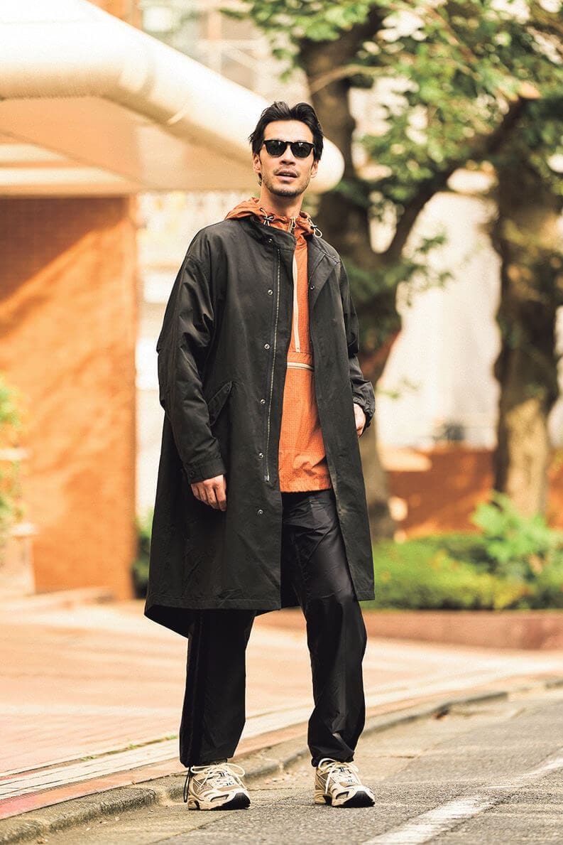 コート単体で軽やかに