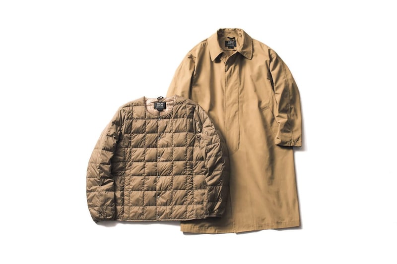 タイオン　CR バルカラーコート＋ダウンジャケット