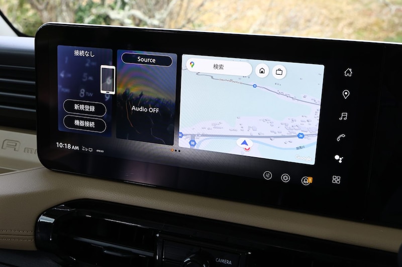デリマルパッケージには標準で12.3インチの大型ディスプレイを搭載