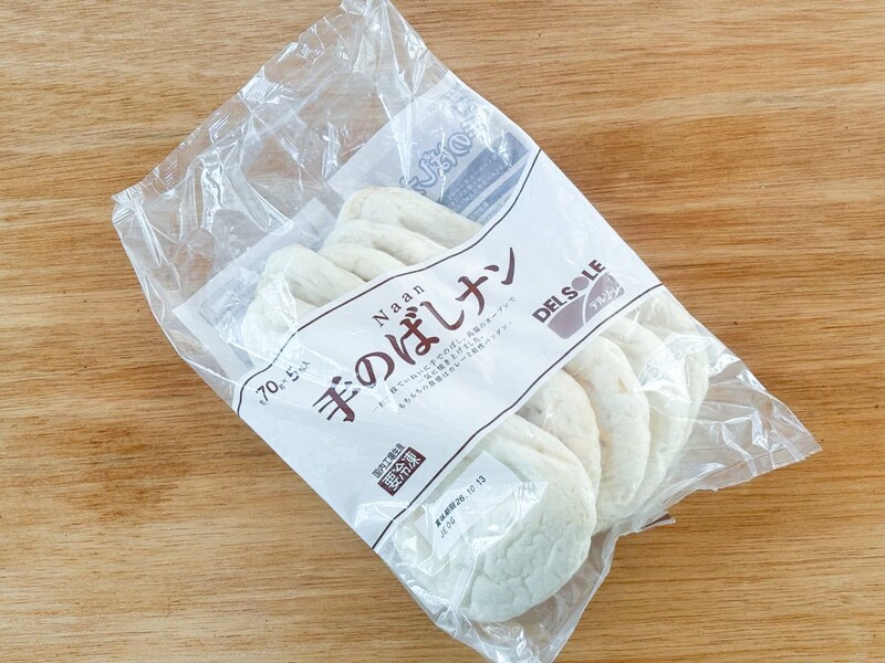 業スーで「手のばしナン」は5枚入って473円