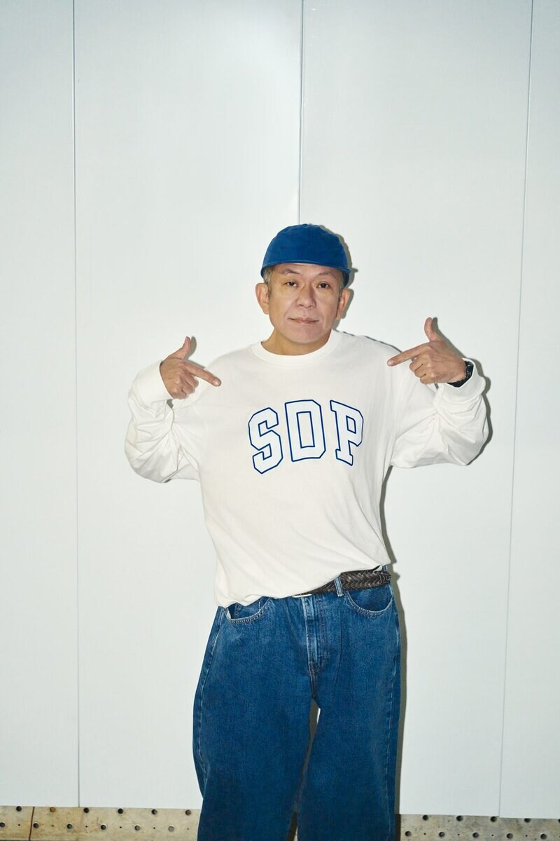 Gap×SDP「アーチロゴ ロングスリーブTシャツ」¥4,990