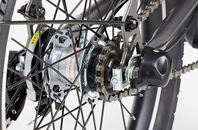 変速はリヤハブ内装3段式を採用