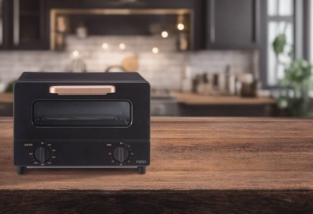 AQUA　瞬速黒鉛ヒーター搭載2枚焼きトースター AQT-CG12T
