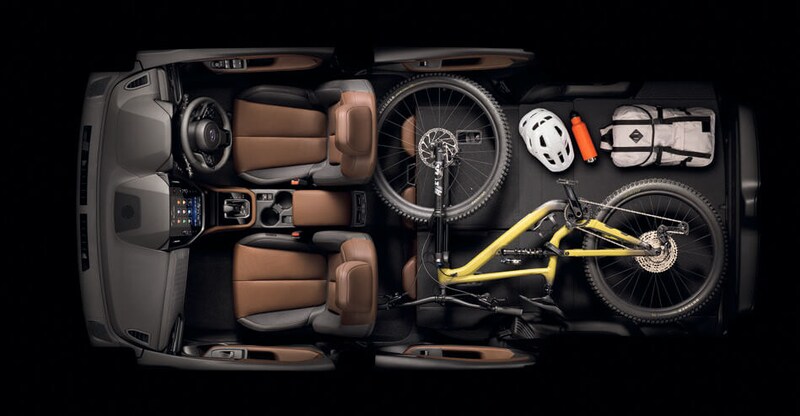 広大な車内空間を確保