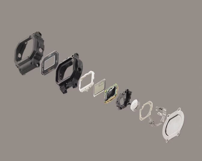 G-SHOCK史上最小の耐衝撃構造