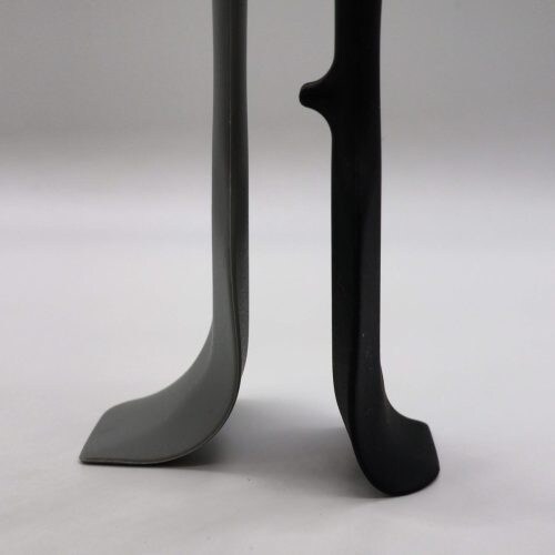 「シリコンヘラ 6点セット(食品グレード・87円)」 左はHaulの87円のモノ、右はダイソーのスパチュラ ミニ