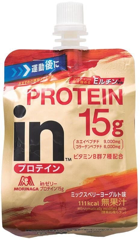 森永製菓
inゼリー プロテイン15g
¥313(編集部調べ)