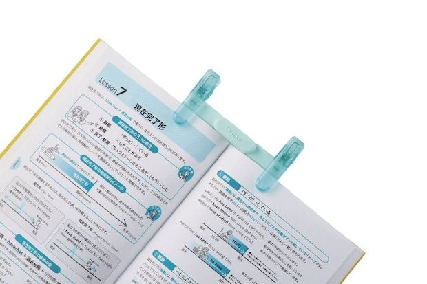 年間出荷目標を4カ月で達成見込み！本を開いたままにするクリップ