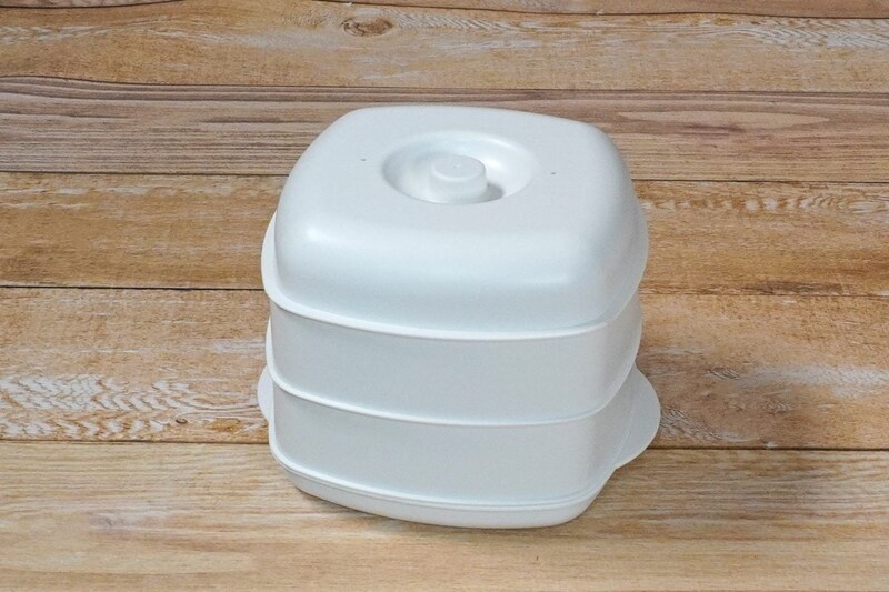 ニトリ
二品作れるレンジせいろ蒸し器
