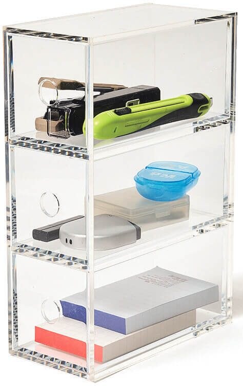 アクリル小物収納・3段 ¥2,990