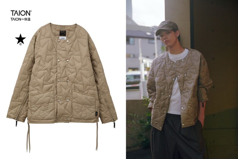 コンバース トウキョウ×タイオン「MILITARY STAR★QUILTING JACKET」¥23,100