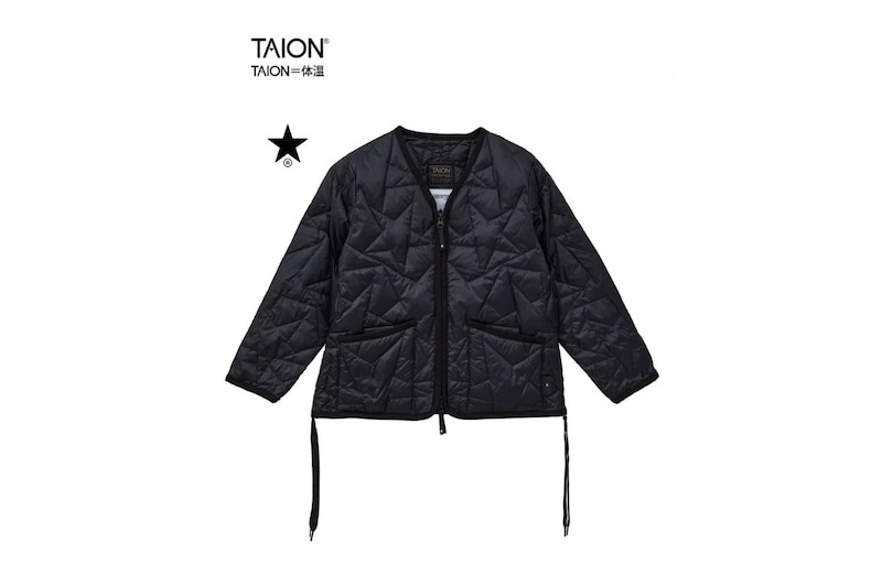 コンバース トウキョウ×タイオン「MILITARY STAR★QUILTING JACKET(KIDS)」¥16,500