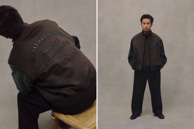 メンズビギ「WOOL MELTON STADIUM JAMPER」￥88,000