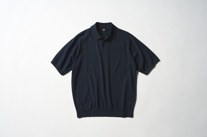 ウォッシャブルニットポロセーター 68 BLUE ¥2,990