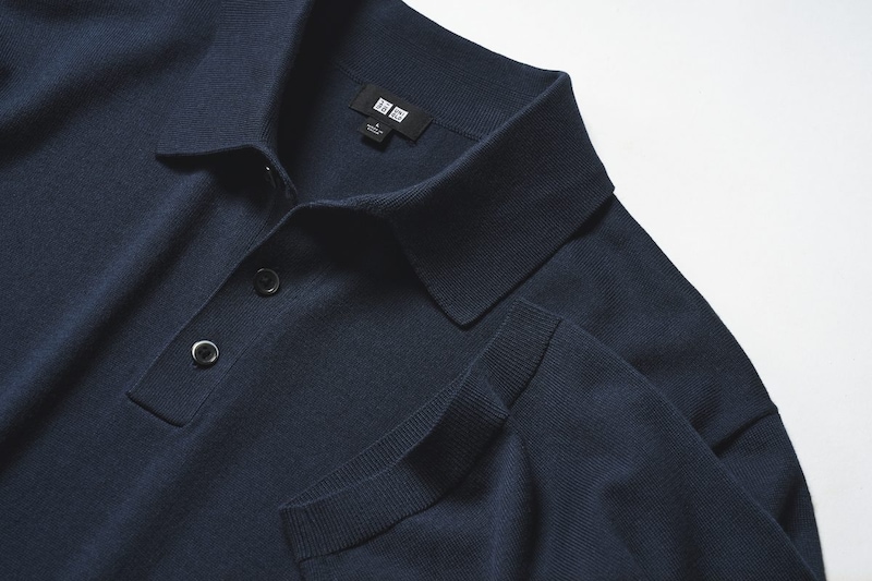 袖や裾はリブ編みにすることでフィット感もある